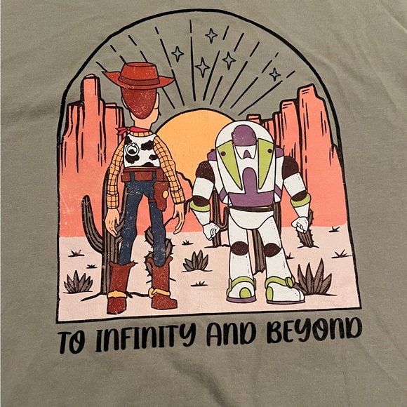 Toy Story Inspired Graphic T-Shirt- To Infinity and Beyond (Oversized fit) - Picture 2 of 2
